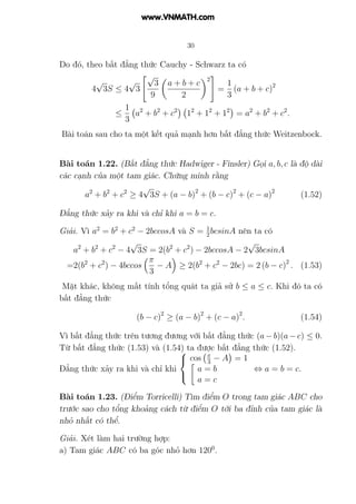 www.VNMATH.com


                                  30

Do đó, theo bất đẳng thức Cauchy - Schwarz ta có
                  ...