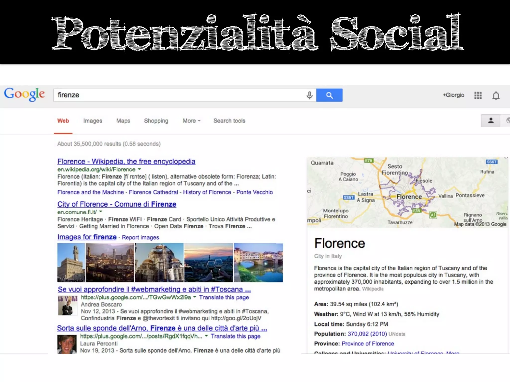 Potenzialità Social

 