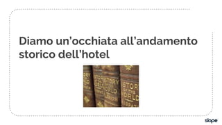 Diamo un’occhiata all’andamento
storico dell’hotel
 