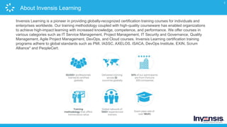 2
About Invensis Learning
Invensis Learning is a pioneer in providing globally-recognized certification training courses f...