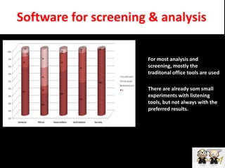 AnalysisResultsSurvey	Most companiesknowthatit is possible to performthis type of analysis, butdon’texecutethem (well)