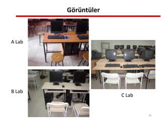 Görüntüler
A Lab
B Lab
C Lab
30
 
