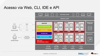 GENERAL DISTRIBUTION
Acesso via Web, CLI, IDE e API
 