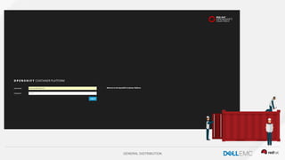 GENERAL DISTRIBUTION
A Solução
Adotar uma estratégia de
containers irá permitir que
as aplicações sejam
facilmente compartilhadas e
implantadas.
 