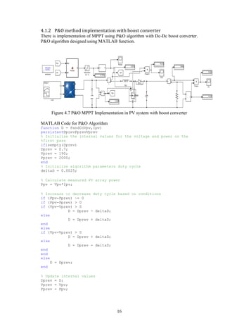 Dc-Dc boost converter topologies and MPPT techniques for Grid connected ...