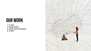 Our Work
1. U-Net
2. Mask RCNN
3. Cloth Size Estimation
4. VITON
 