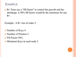 B tree | PPTX
