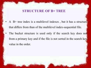 B+ tree | PPTX