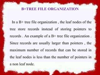 B+ tree | PPTX