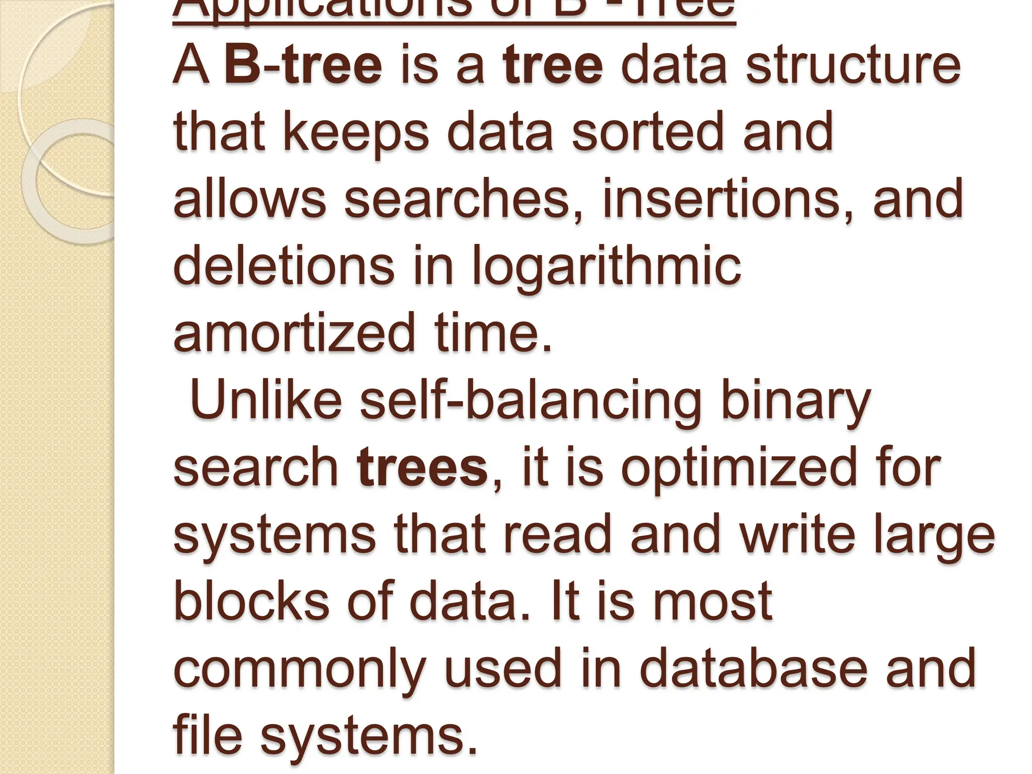 Data structures trees - B Tree & B+Tree.pptx