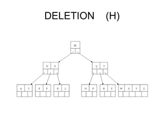 DELETION  (H) 