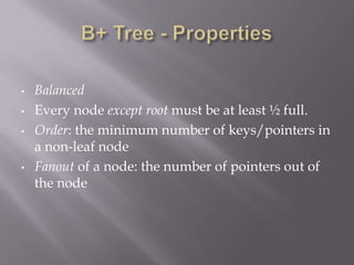 B+ trees | PPT