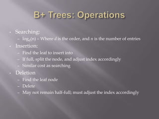 B+ trees | PPT