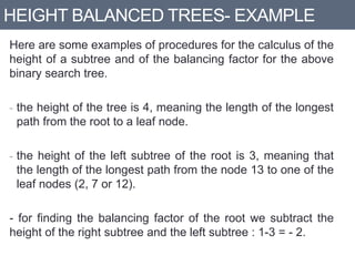 B+ trees and height balance tree | PPT
