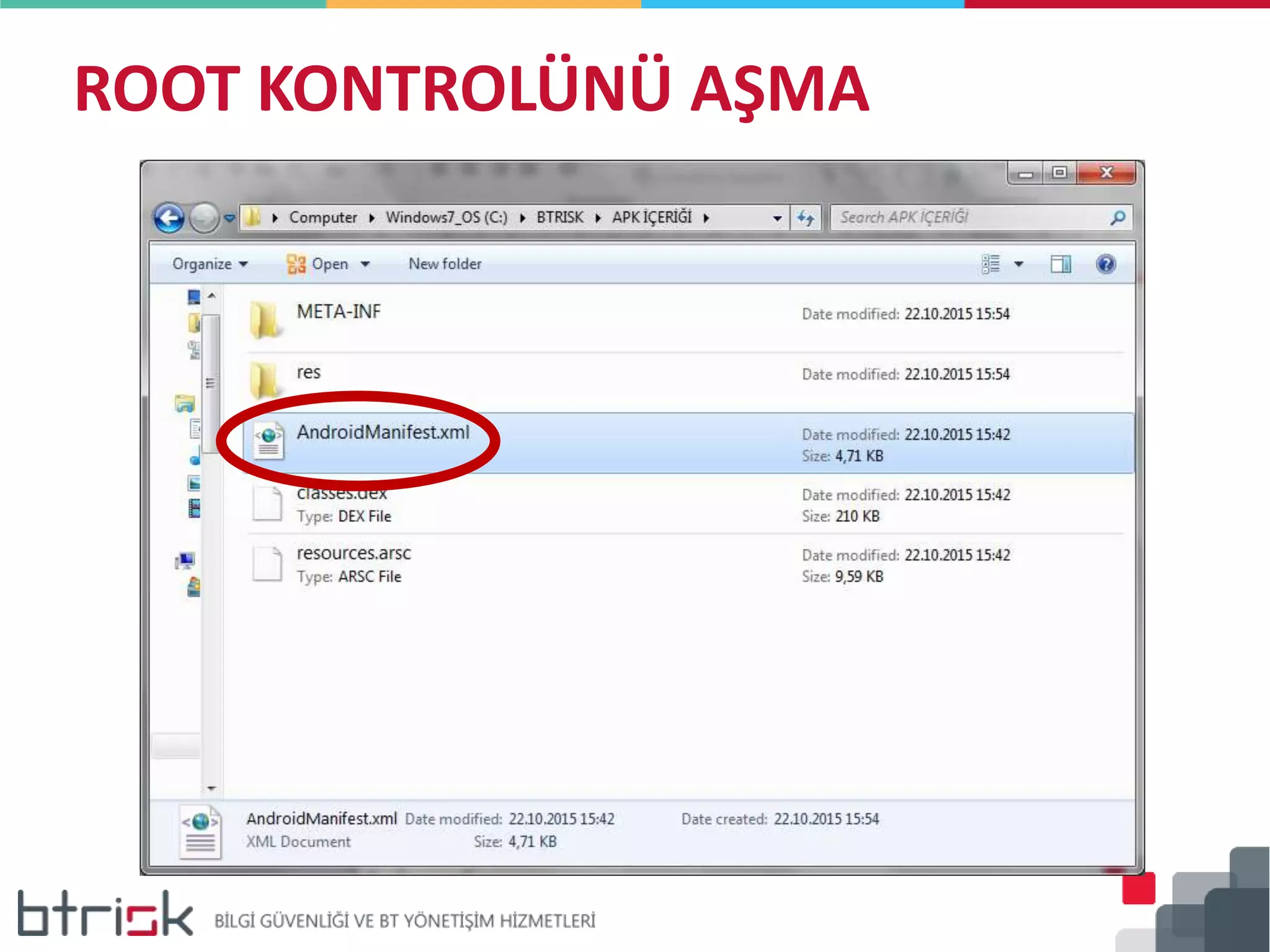 ROOT KONTROLÜNÜ AŞMA
 