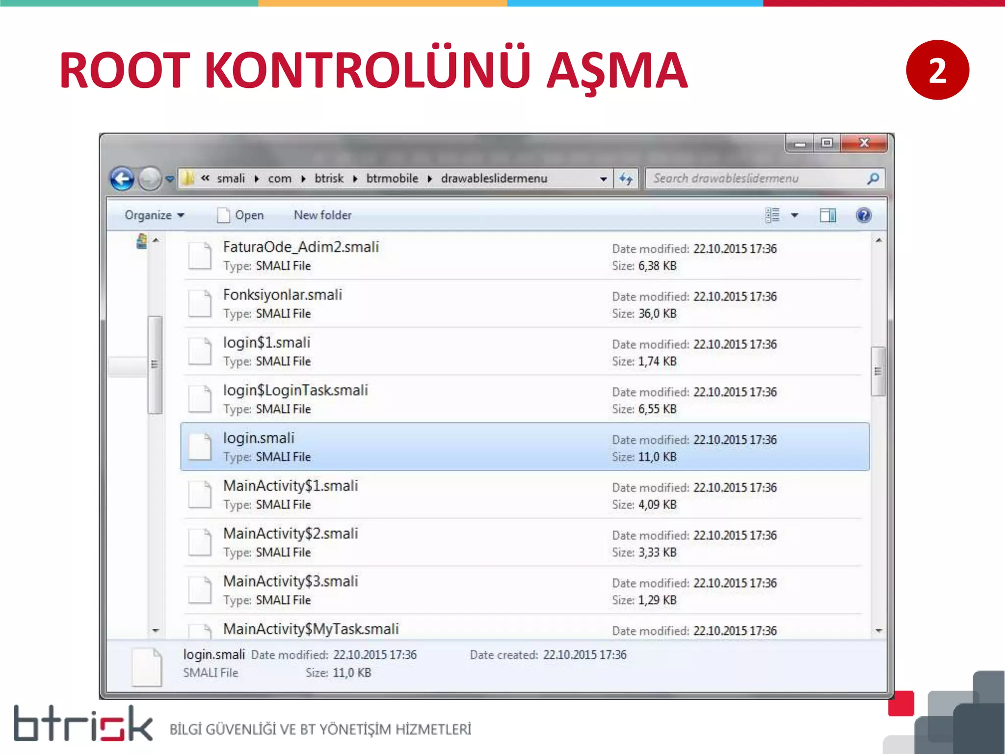 ROOT KONTROLÜNÜ AŞMA 2
 