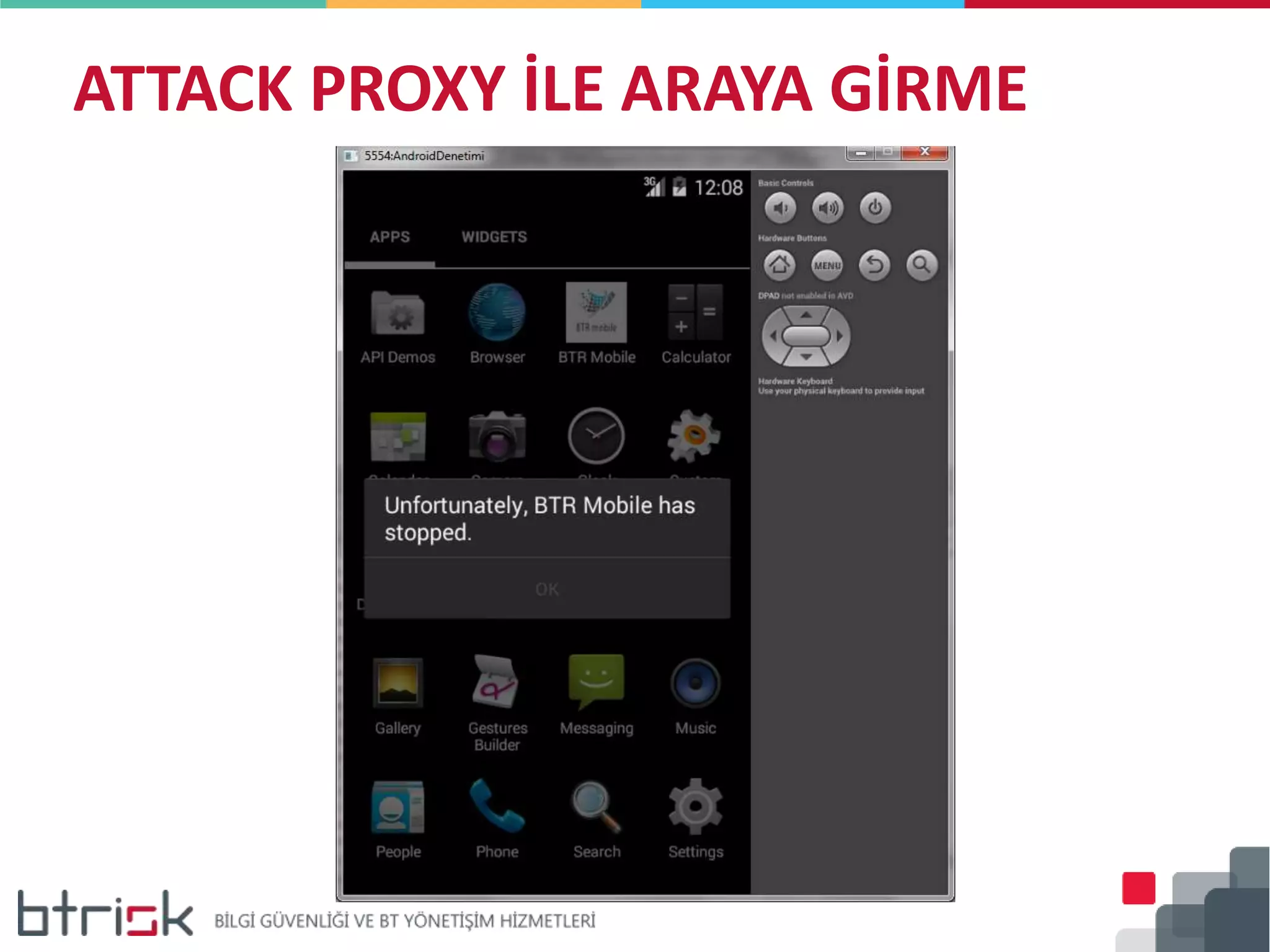 ATTACK PROXY İLE ARAYA GİRME
 