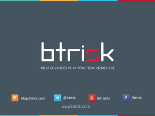 blog.btrisk.com @btrisk /btrisktv /btrisk
 
