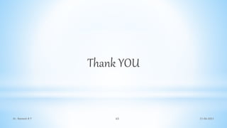 Thank YOU
21-06-2021
65
Dr. Ramesh B T
 