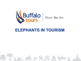 ELEPHANTS IN TOURISM
 