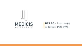 BTS AG - ASSISTANT(E)
DE GESTION PME-PMI
 