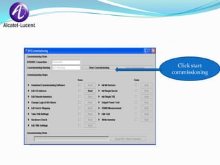 Click start
commissioning
 