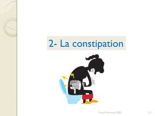 211Franck Rencurel 2020
2- La constipation
 