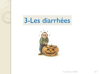 221Franck Rencurel 2020
3-Les diarrhées
 
