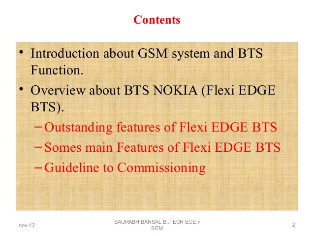 Nokia bts installation and commissioning.ppt free