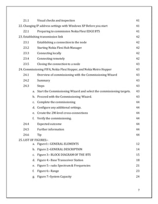 Bts installation & commisioning | DOCX
