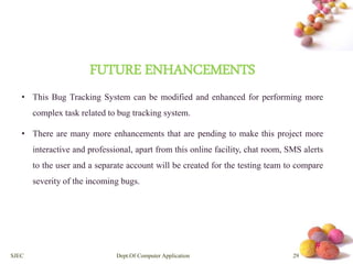 Bug Tracking System | PPTX