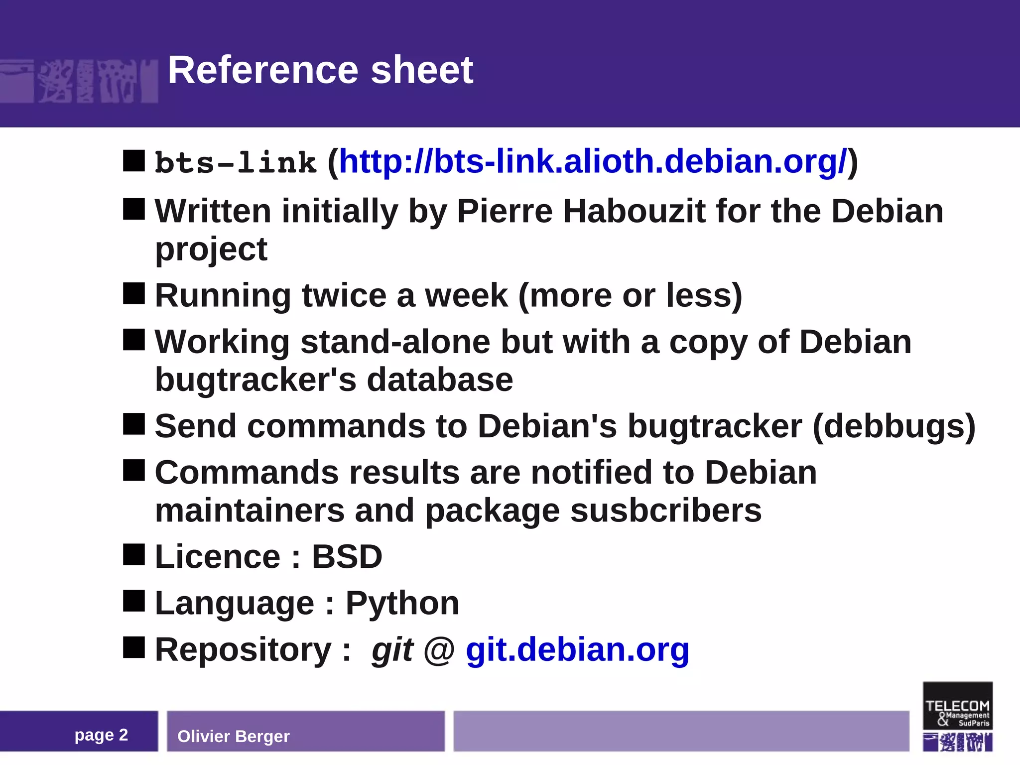 Introduction to bts-link