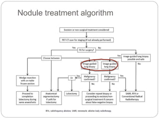 British Thoracic Society Guidelines on Lung nodules #Vama2015 | PPTX