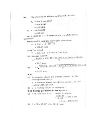 Alternating current-circuit-solution-manual | PDF