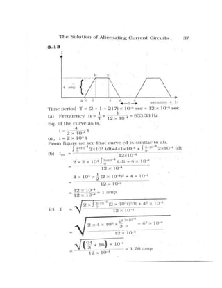 Alternating current-circuit-solution-manual | PDF