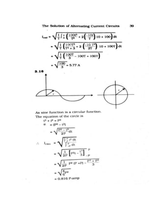 Alternating current-circuit-solution-manual | PDF