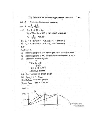 Alternating current-circuit-solution-manual | PDF