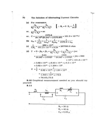 Alternating current-circuit-solution-manual | PDF