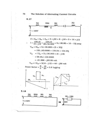 Alternating current-circuit-solution-manual | PDF