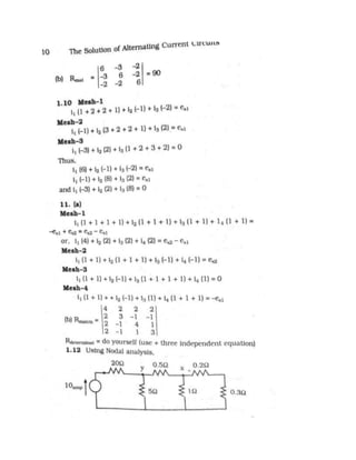 Alternating current-circuit-solution-manual | PDF
