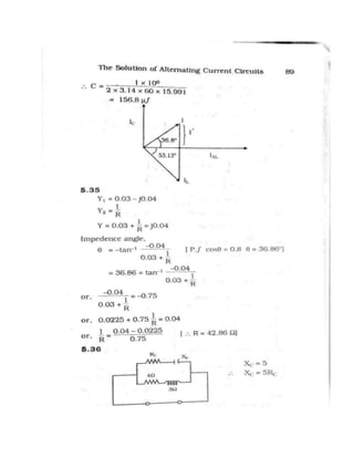 Alternating current-circuit-solution-manual | PDF