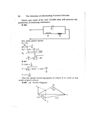 Alternating current-circuit-solution-manual | PDF