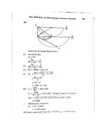 Alternating current-circuit-solution-manual | PDF