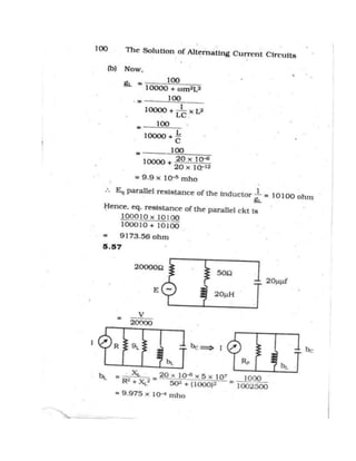 Alternating current-circuit-solution-manual | PDF