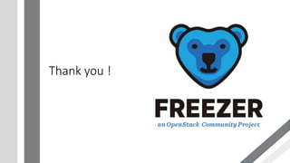 OpenStack DRaaS - Freezer - 101 | PDF