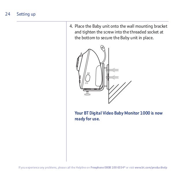 bt digital baby monitor 1000