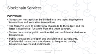 Blockchain Technology - Week 4 - Hyperledger and Smart Contracts | PDF