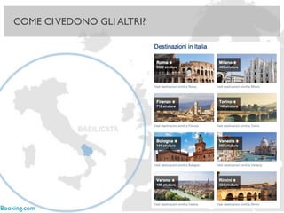 COME CIVEDONO
GLI ALTRI?
14
Booking.com
COME CIVEDONO GLI ALTRI?
 