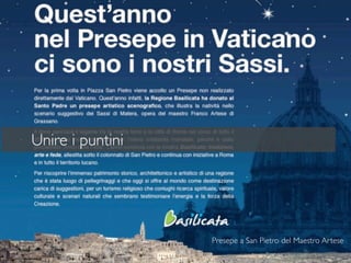 36
Unire i puntini
Presepe a San Pietro del Maestro Artese
 