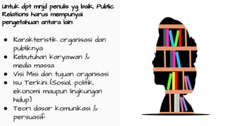 Materi Writing Skill Public Relation Kehumasan | PDF